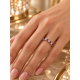 Pre Owned Platinum Ruby and Diamond Eternity Ring ZC128